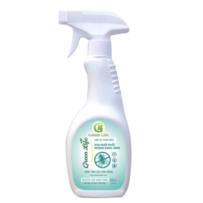 Bình xịt xua đuổi ruồi, nhệnh xanh, gián
