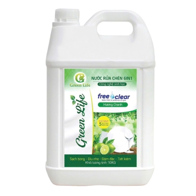 Nước rửa chén 6in1 (Hương Chanh) 1,6 lít